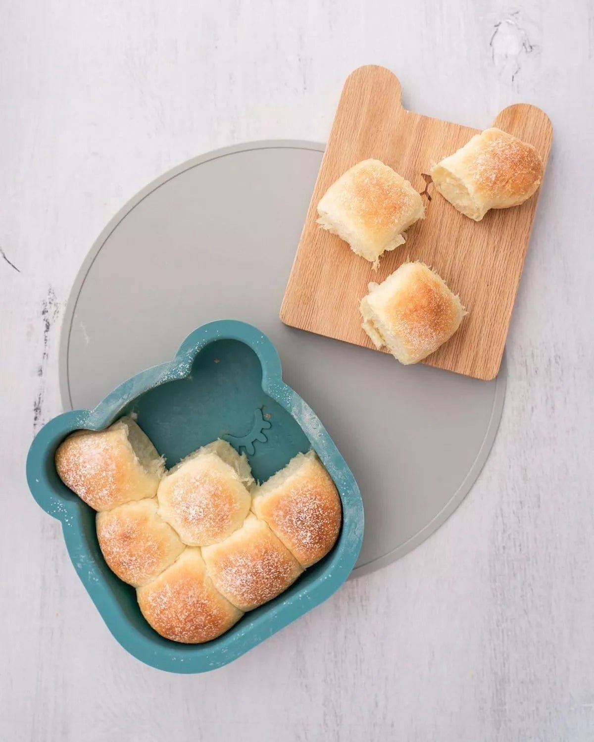 Moule à gâteau tête d'Ours, en silicone - L'ÉPICERIE DE BÉBÉ