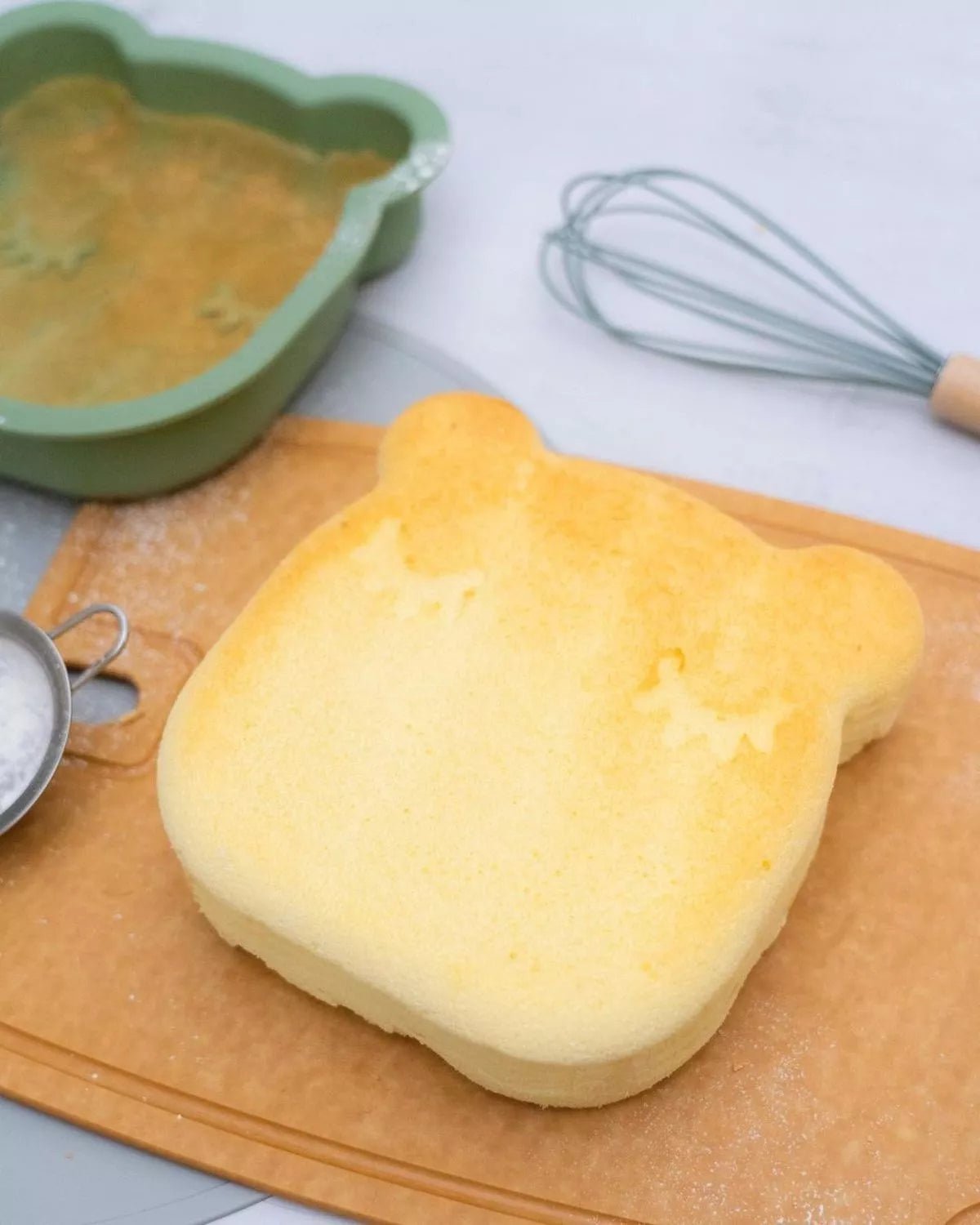 Moule à gâteau tête d'Ours, en silicone - L'ÉPICERIE DE BÉBÉ