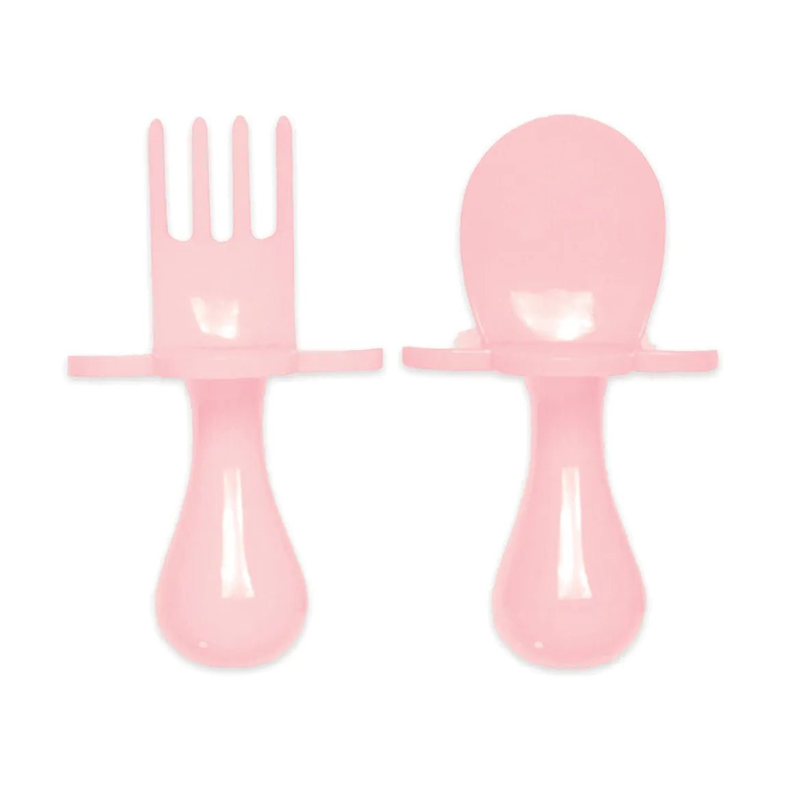 Set de couverts ergonomiques Rose - Dès 6 mois - L'ÉPICERIE DE BÉBÉ